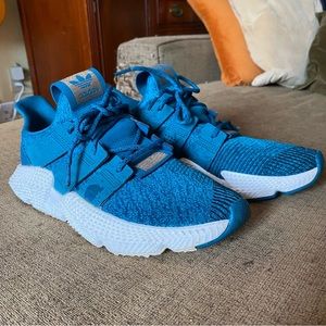 adidas Originals Prophere Running Shoe Core Blue ish Teal US Men's Size 10.5